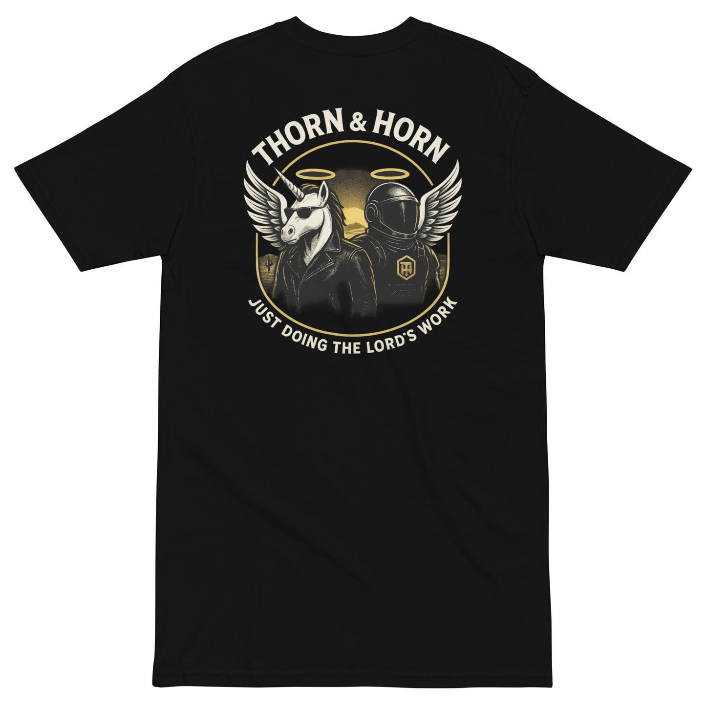 ETHER – The Fifth Element - Thorn & HornMen's T - ShrtBlackBlackS9111453_12756