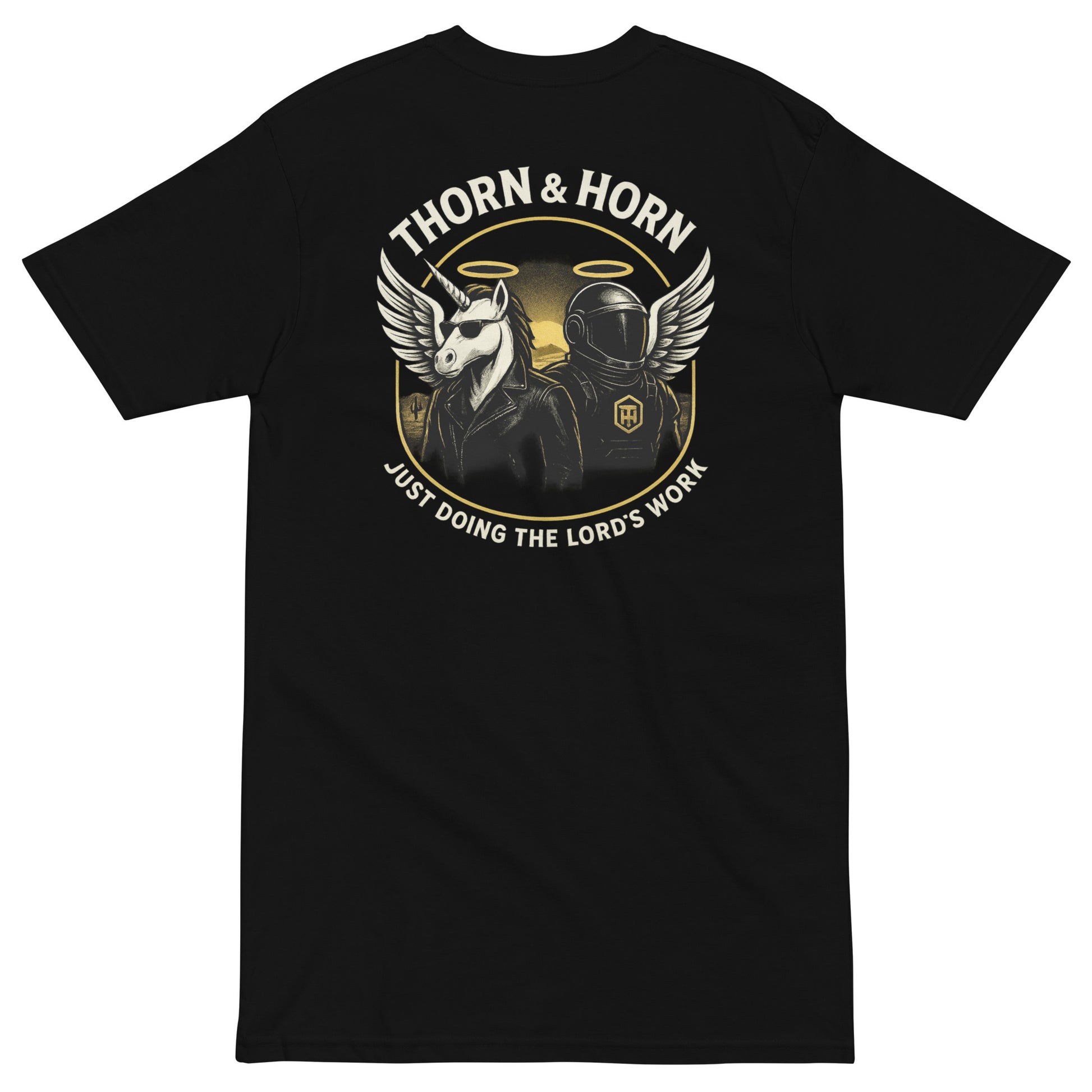 ETHER – The Fifth Element - Thorn & HornMen's T - ShrtBlackBlackS9111453_12756